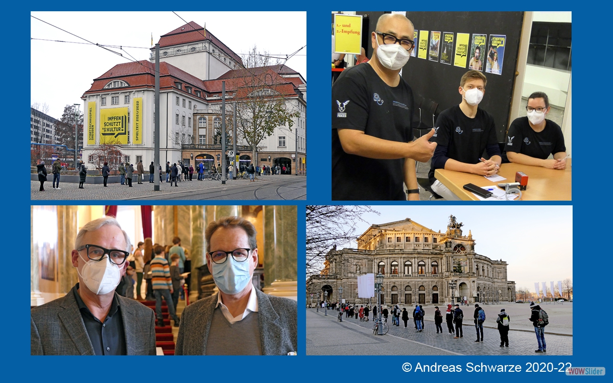 Impfaktion der Staatstheater 2021